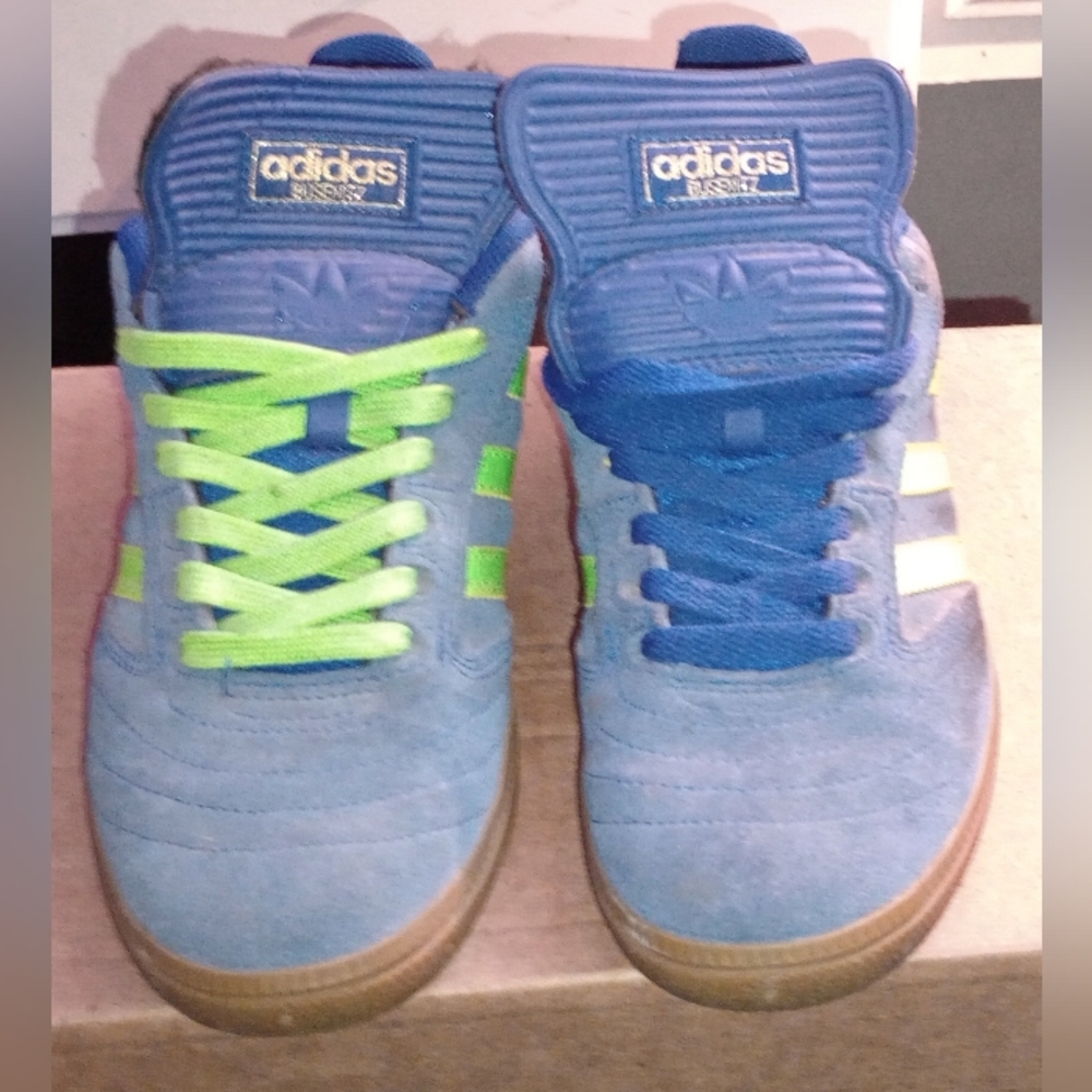Adidas Busenitz – Blue & Lime Green – Rare Colorway 🔥